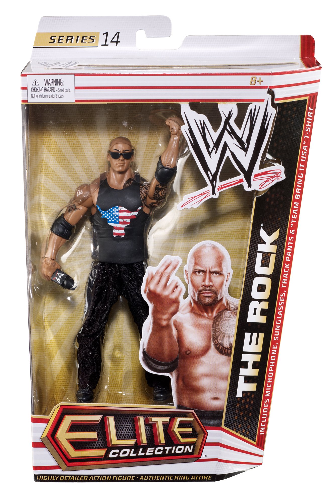 Amazon.co.jp: WWE Elite Collectors The Rock Figure Series 14